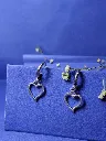 Silver Heart Earrings